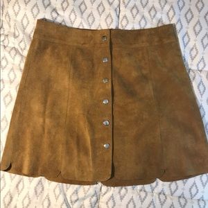 Isabel Marant Étoile Velvet button-down Skirt.